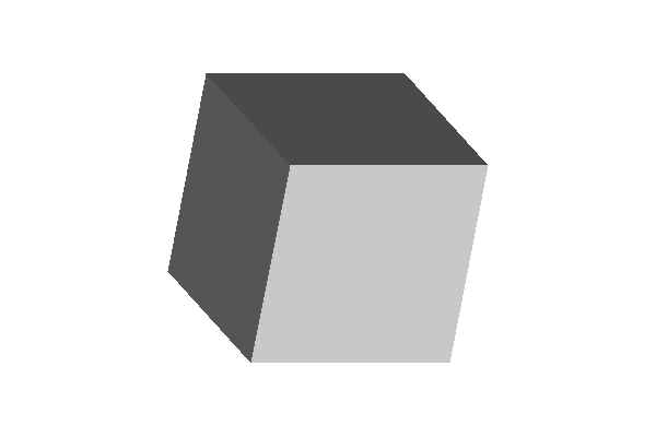 Cube, 5x RotateX, 5x RotateY, RGB(255,255,255), Light(0,0,10)